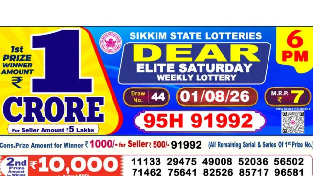 Nagaland State Today Lottery Result 6 PM 1 August 2026